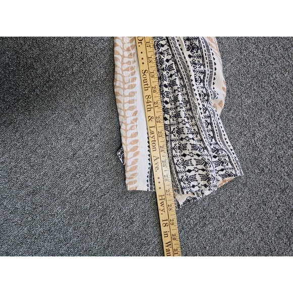 Angie womens Women's Flare Ruffle Pants Elastic Waist Size 2X Boho Lagenlook - Picture 5 of 9